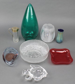 A Studio Glass bowl 8 1/2", minor studio glassware