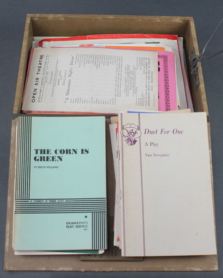 A collection of theatre programmes 
