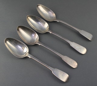 4 silver serving spoons, mixed dates 284 grams