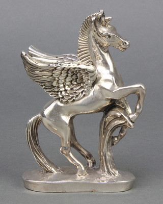 A Continental silver figure of a mythical beast 6" 