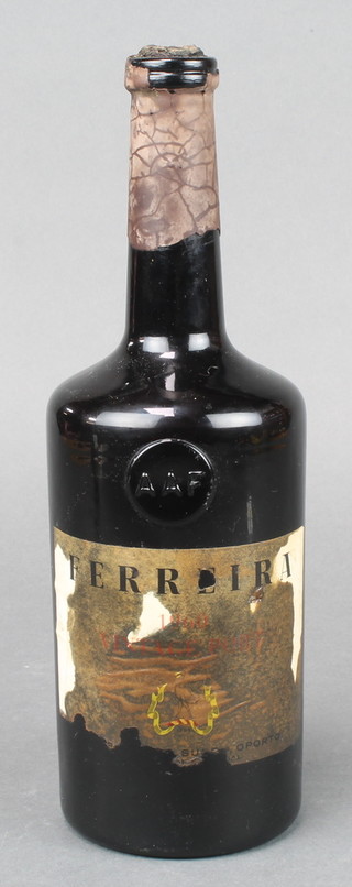 A bottle of 1960 Ferreira vintage port  