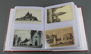 An album of 19th Century and later black and white Continental postcards 