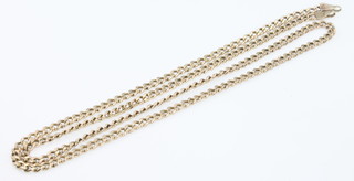 A 9ct yellow gold necklace, 4 grams