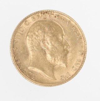 A half sovereign 1909 