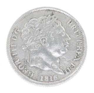 A George III shilling 1816 