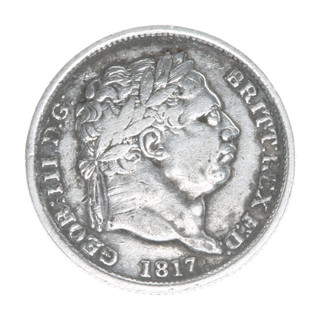 A George III shilling 1817 