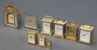 A small quantity of mantel timepieces