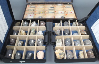 Three cases of geological specimens