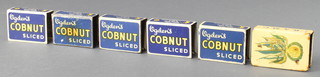 A Royal Army Medical Corps match slip and 5 Ogdens cobnut advertising match slips 
