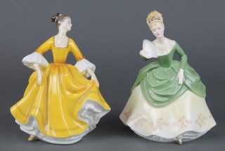 2 Royal Doulton figures - Soiree HN2312 8" and Stephanie HN2807 7" 