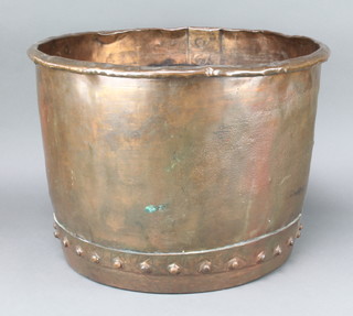 A 19th Century circular copper copper 14" x 20" 