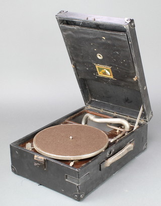 His Master's Voice, a portable gramophone model 101 no.124907 