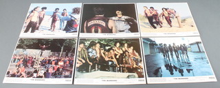 6 film colour lobby cards for Film Warriors no.s 1,3,4,5,7 and 8  This lot includes the remaining unsold lots as well 