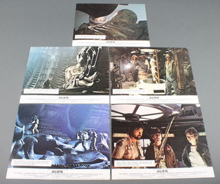20th Century Fox, 5 film colour lobby cards for Alien