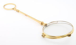 A 14ct yellow gold lorgnette 