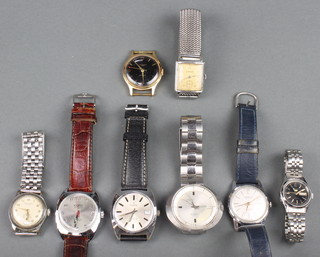 A gentleman's chromium cased Bravingtons Wetrista wristwatch and 7 others