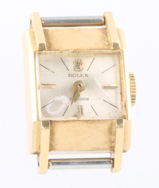 A lady's 18ct yellow gold vintage Rolex precision wristwatch no.1512819 