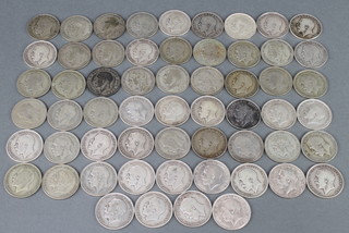 A half crown 1914, a quantity of others, 800 grams