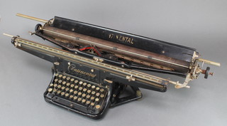 A "Continental" Statistics typewriter no. 329004 having a 25" carriage  