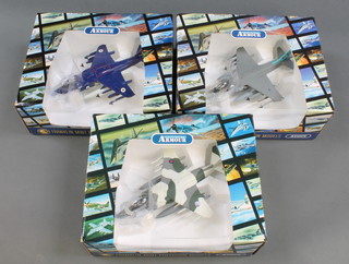 3 Franklin Mint model aircraft, boxed 
