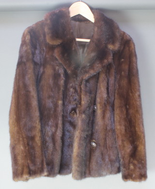 A lady's quarter length mink jacket