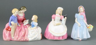 3 Royal Doulton figures - Bedtime Story Copyright 1949 HN2059 6", Wendy HN2109 5" and Cookie HN2218 5" 
