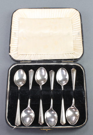 A set of 6 silver coffee spoons Birmingham 1937, 60 grams
