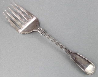 An Edwardian silver fish fork Chester 1906, 100 grams 