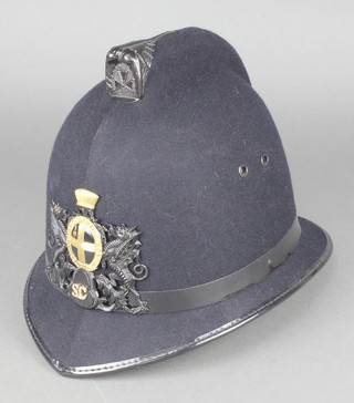 An Elizabeth II issue City of London police Special Constables helmet complete with helmet plate