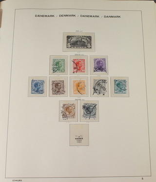 An album of mint and used Danish stamps 1857-1991 
