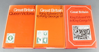Three Volumes of Stanley Gibbons Great British Stamps
