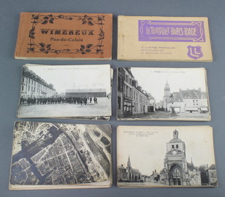 A small collection of First World War French black and white postcards