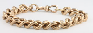 A 9ct yellow gold bracelet 53 grams 