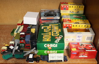 7 various Vanguard commercial vehicle models, 2 Corgi limited edition models and 16 models of Yesteryear and 6 Readers Digest Cars 