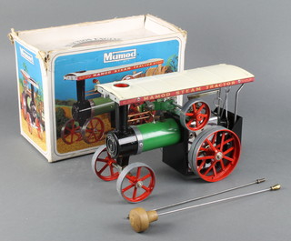 A Mamod T.E.LA traction steam engine, boxed