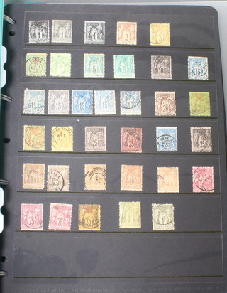 An album of various French, German and Swedish stamps mint and used
