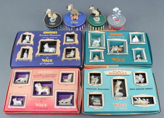 4 Wade Walt Disney hat box figures, 4 boxed sets of Wade figures 