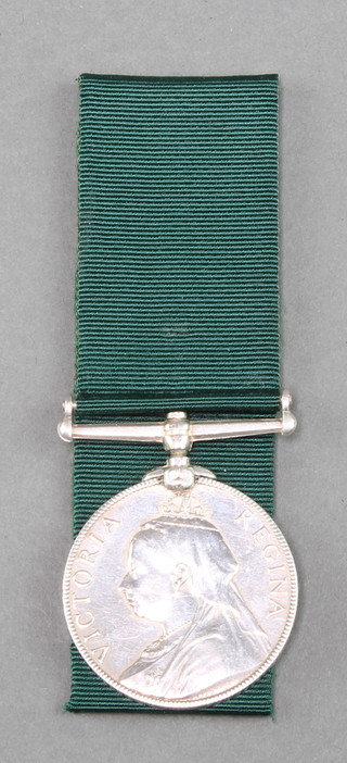 A Victorian issue Voluntary  Long Service Good Conduct medal to Sg. S M Cole 1st E.Y. Royal Garrison Artillery Volunteers 1870-1902 