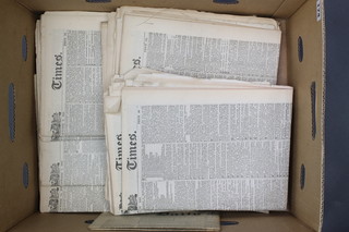 15 Victorian editions of The Times Newspaper 1869, 1877, 1888, 1879, 1883, 1884, 1885 (x7) 1889 and 1900 together with an 1896 edition of The Daily Mail 