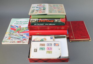 A stockbook of various GB used stamps George V - Elizabeth II, a stockbook of GB stamps, do. used commonwealth stamps, an album of used world stamps - Argentina, Bolivia, Brazil, Chile, Ecuador,  Mexico, South Africa, Nigeria, a Swiftsure album of used World stamps etc
