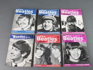 The Beatles, 34 editions of The Beatles Monthly Book nos. 6,14,16,18,20,21,23,24,26,27,28, 30,31,33-39, 41,42,47-52,54-56, 58,65 and 68