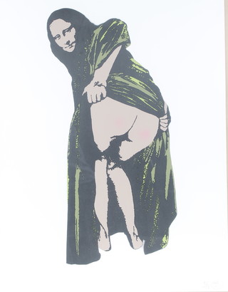 Nick Walker (b1969), a coloured serigraph on paper "Moona Lisa" 2007, signed in pencil no. 52/125 29 1/2" x 22" 