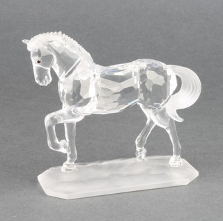 A Swarovski Crystal figure of an Arabian stallion 4" boxed