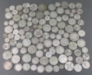 A quantity of pre 1947 coinage 658 grams