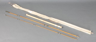 A Chapman 500 Avon style fishing rod with detachable butt, with cloth case 