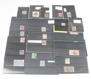 A quantity of Victorian stamps including half D's etc 