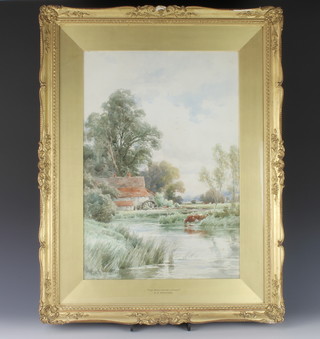 Henry H Parker (1858-1930), watercolour, signed "Old Mill Harlow, Essex" 21" x 14 1/2" 