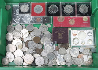 A 1965 Canadian proof like set, minor commemorative crowns and coins 