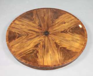 A 19th Century circular mahogany table top 38" x 3" 