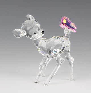 A Swarovski figure "Bambi" No 943951/9100000114, designed by Mario Dill, 4" contained in a fitted box